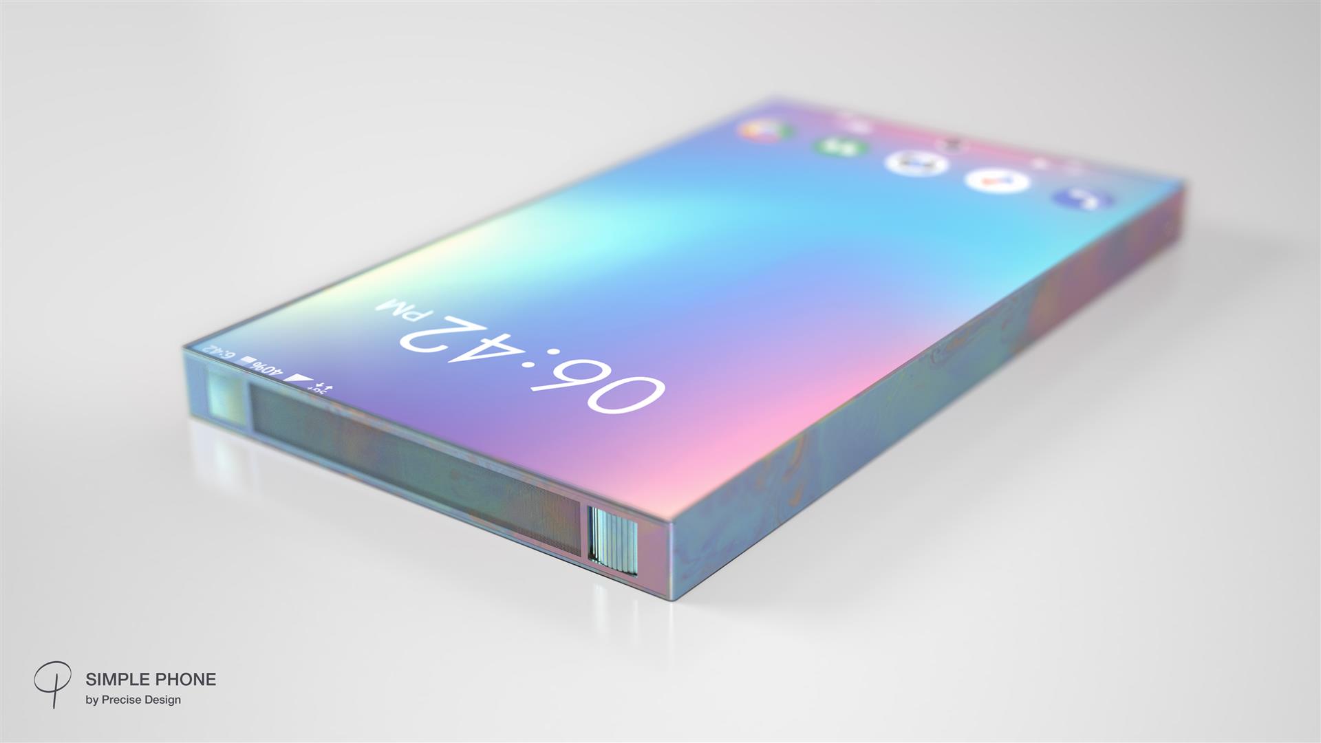 Simple Phone – Készüléknézet – látványterv