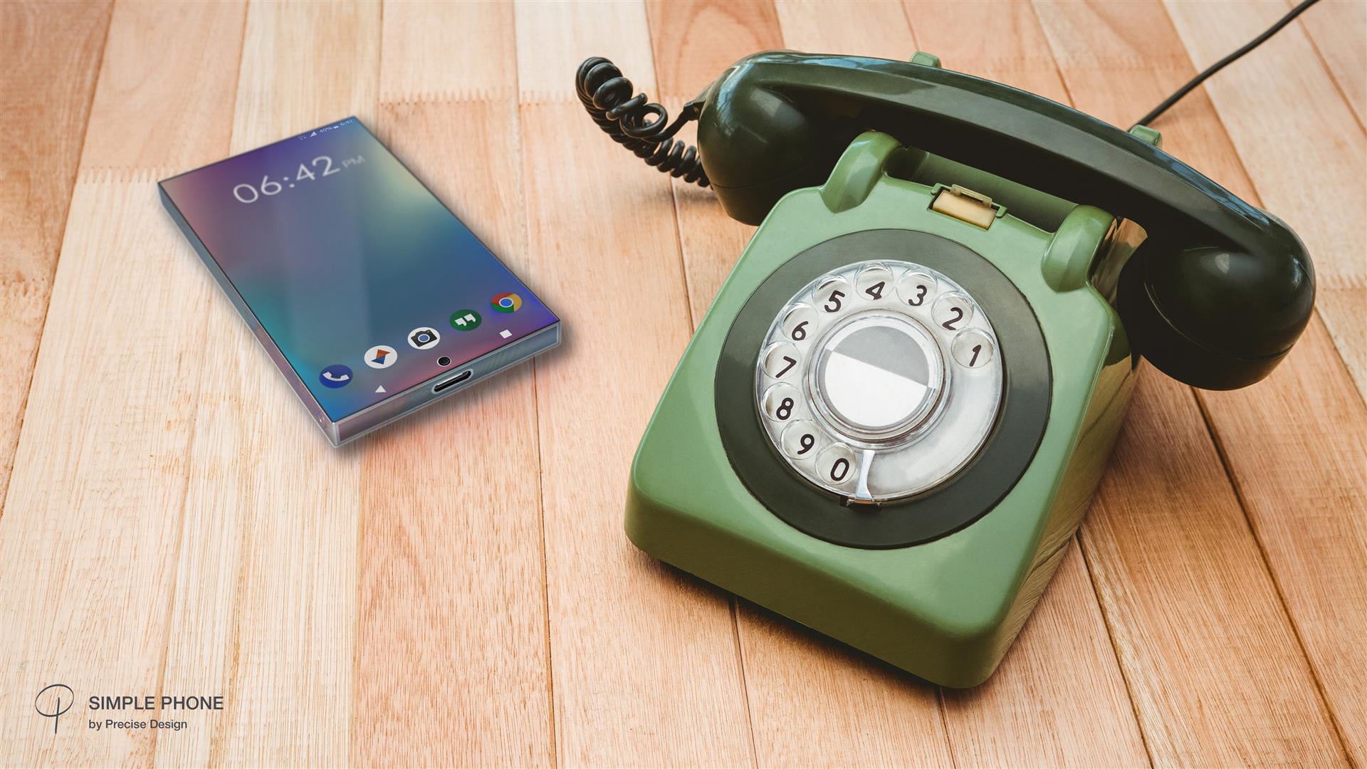 Simple Phone – Régi és új forma – látványterv