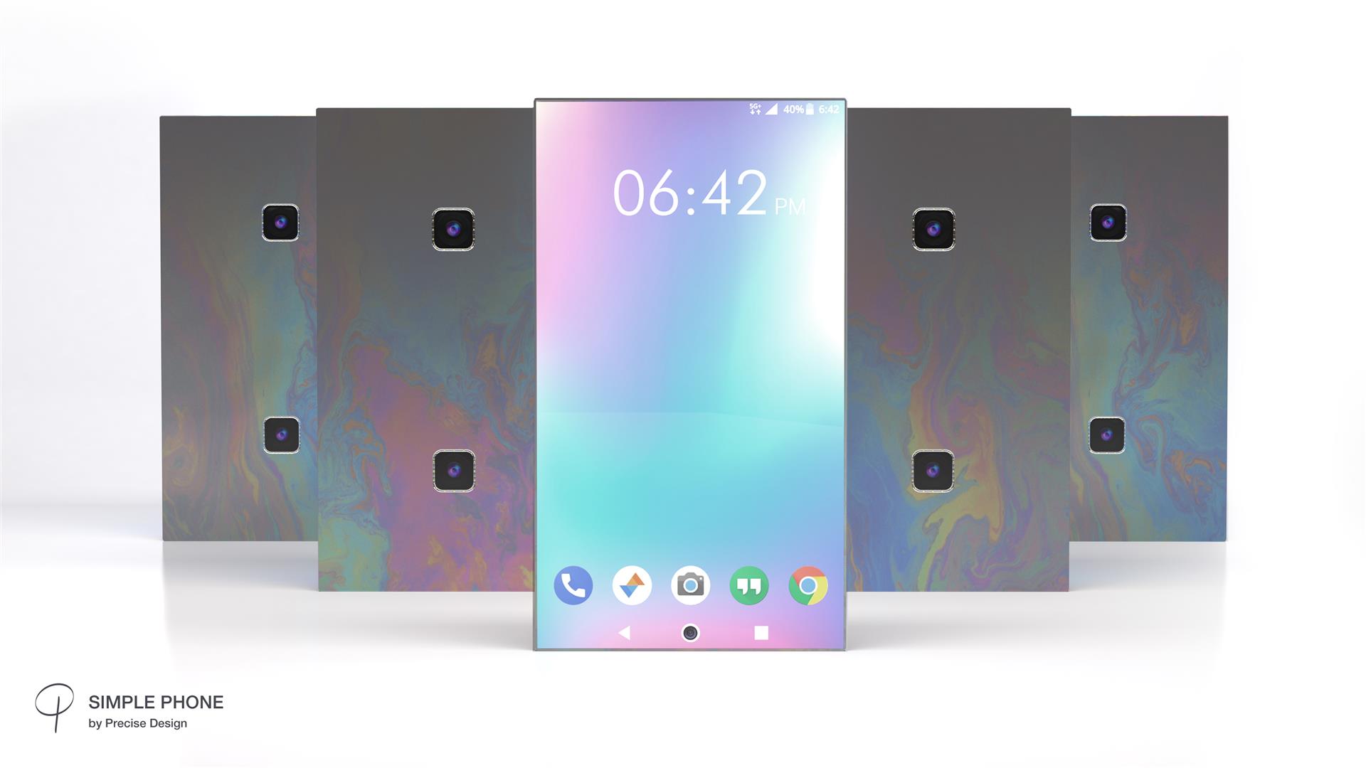 Simple Phone – Színváltozatok – látványterv